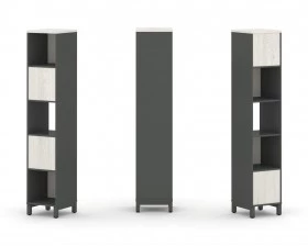 Набор стеллажа 2-х сторон., 5 яр. 387x400x1982 Style Project images