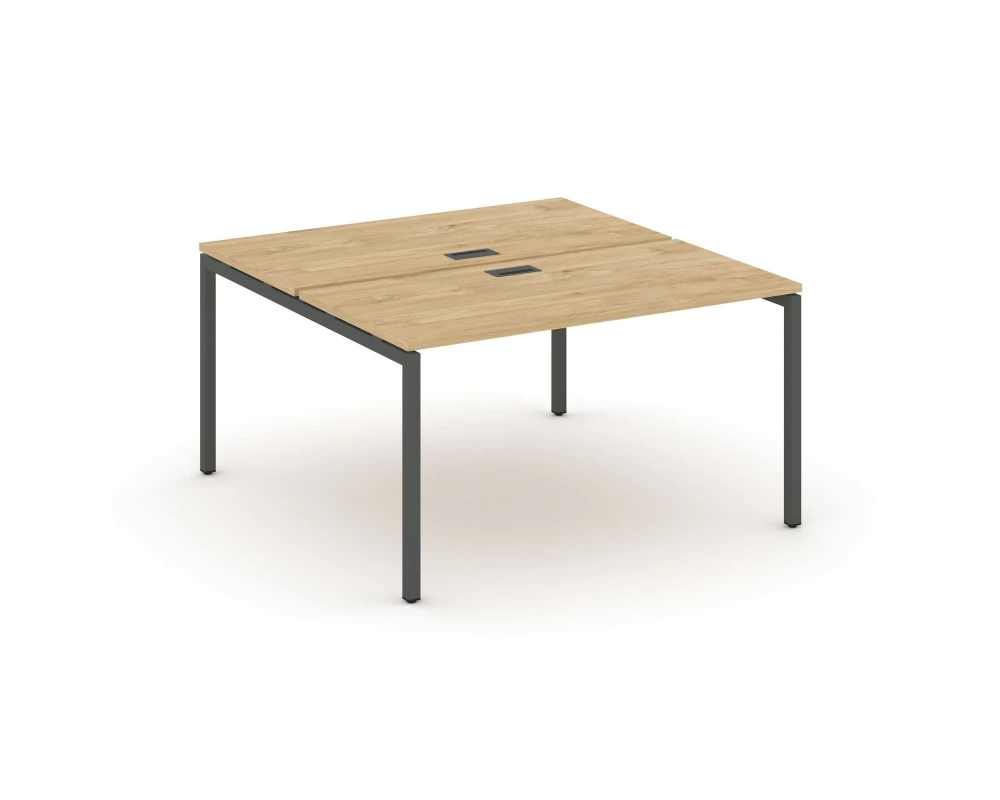 Рабочая станция 2-х сторон. на П-образном каркасе 40 мм 1380x1432x750 Style Project