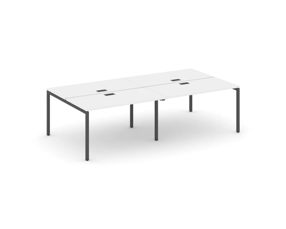 Рабочая станция 2-х сторон. на П-образном каркасе 40 мм 2760x1432x750 Style Project