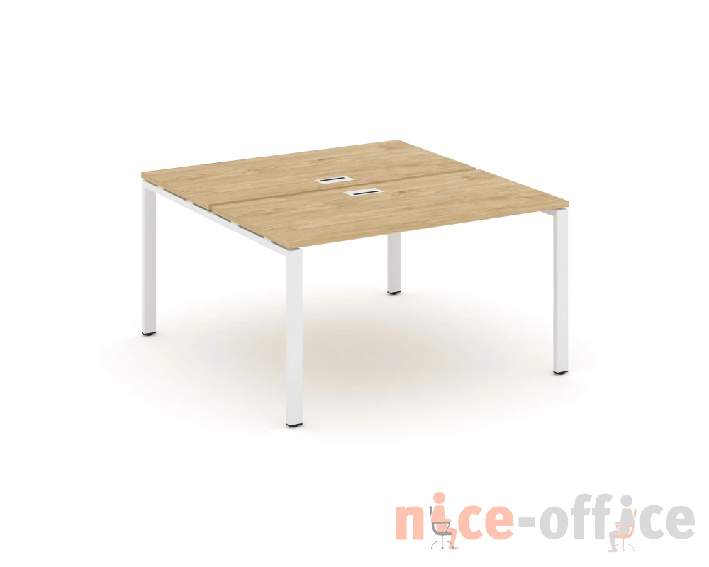 Рабочая станция 2-х сторон. на П-образном каркасе 60 мм 1180x1432x750 Стайл Проджект / Style Project