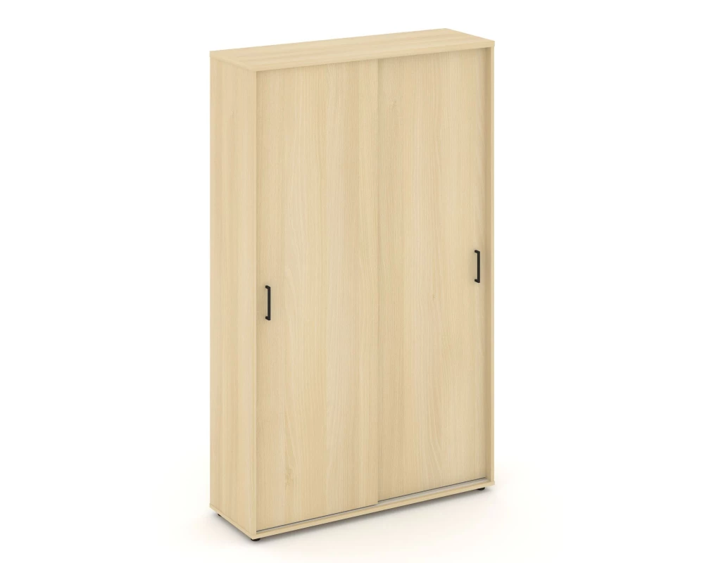 Шкаф-купе с полками в 2-х секциях 1200x400x1982 зад. стенка HDF Style Project