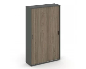 Шкаф-купе с полками в 2-х секциях 1200x400x1982 зад. стенка HDF Style Project images