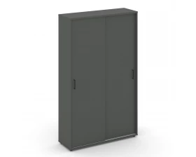 Шкаф-купе с полками в 2-х секциях 1200x400x1982 зад. стенка HDF Style Project images