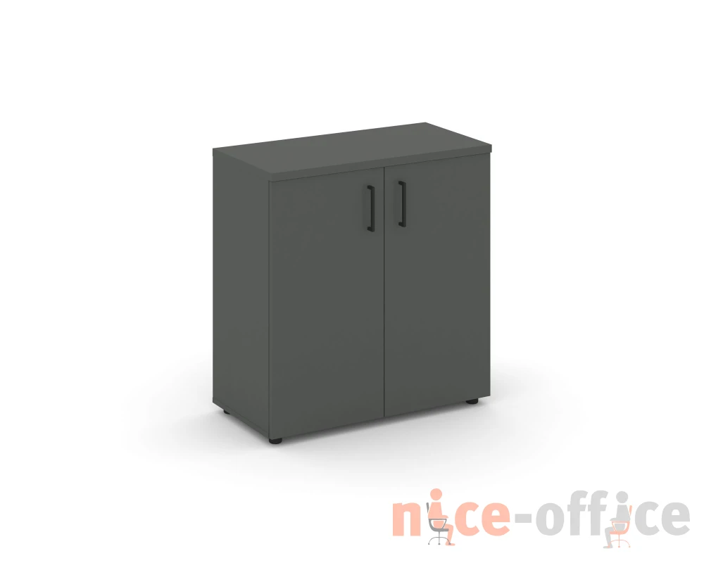 Шкаф низкий широкий закрытый 796x400x833 зад. стенка HDF Стайл Проджект / Style Project