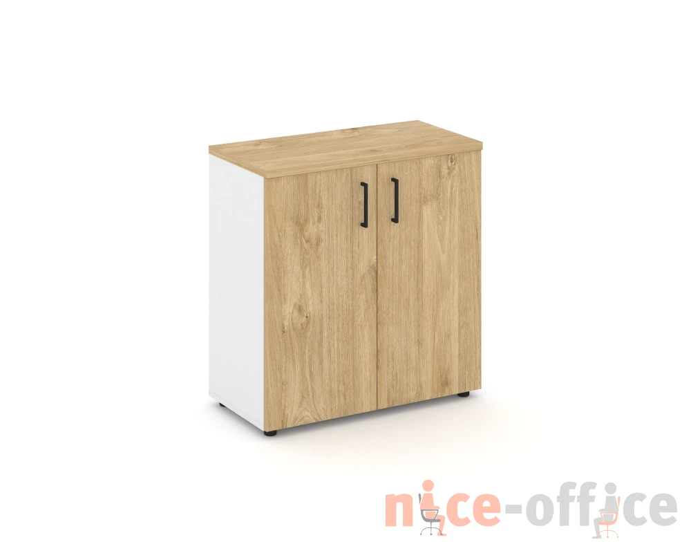 Шкаф низкий широкий закрытый 796x400x833 зад. стенка HDF Стайл Проджект / Style Project