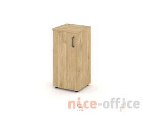 Шкаф низкий узкий левый закрытый 400x400x833 Стайл Проджект / Style Project images
