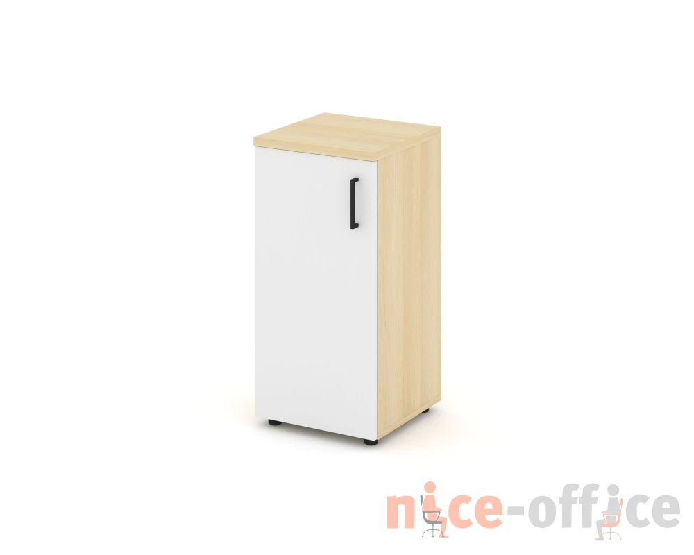 Шкаф низкий узкий левый закрытый 400x400x833 Стайл Проджект / Style Project