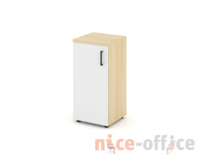 Шкаф низкий узкий левый закрытый 400x400x833 Стайл Проджект / Style Project images