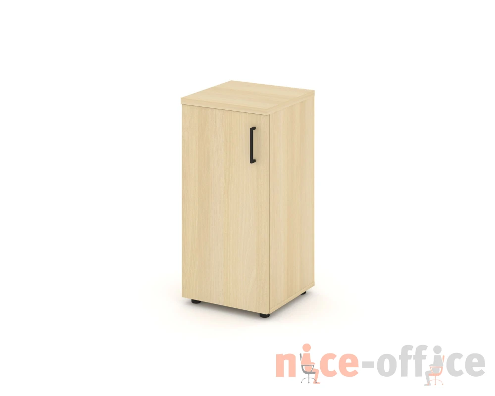 Шкаф низкий узкий левый закрытый 400x400x833 Стайл Проджект / Style Project