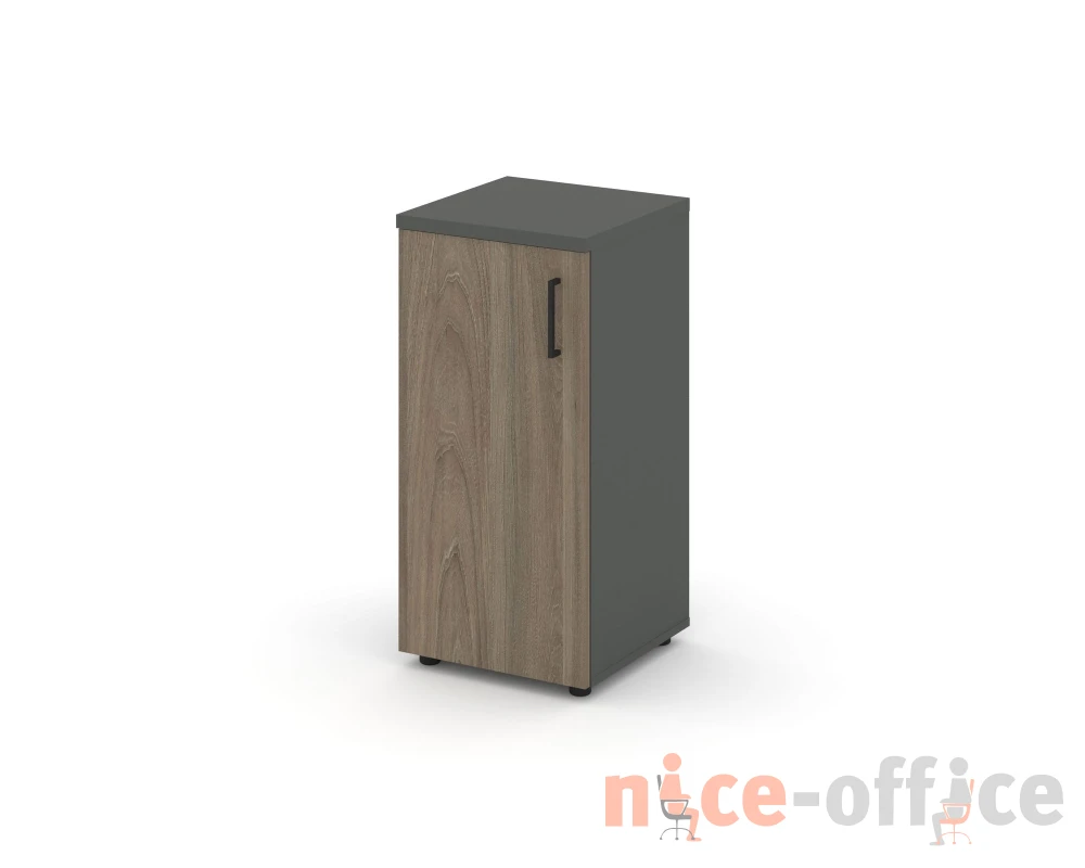 Шкаф низкий узкий левый закрытый 400x400x833 Стайл Проджект / Style Project