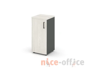 Шкаф низкий узкий левый закрытый 400x400x833 Стайл Проджект / Style Project images