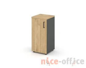 Шкаф низкий узкий левый закрытый 400x400x833 Стайл Проджект / Style Project images