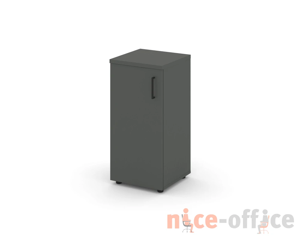 Шкаф низкий узкий левый закрытый 400x400x833 Стайл Проджект / Style Project