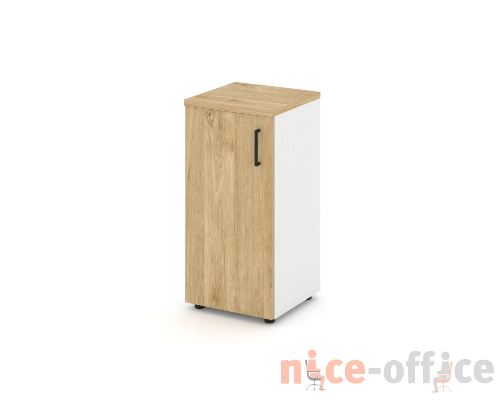 Шкаф низкий узкий левый закрытый 400x400x833 Стайл Проджект / Style Project