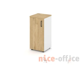 Шкаф низкий узкий левый закрытый 400x400x833 Стайл Проджект / Style Project images