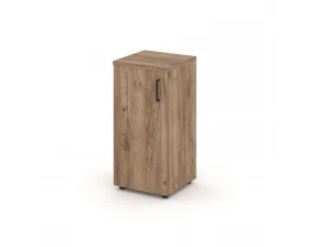 Шкаф низкий узкий левый закрытый 400x400x833 зад. стенка HDF Style Project images