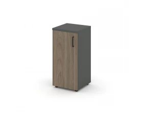 Шкаф низкий узкий левый закрытый 400x400x833 зад. стенка HDF Style Project images