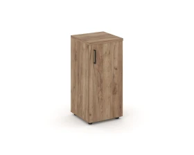 Шкаф низкий узкий правый закрытый 400x400x833 Стайл Проджект / Style Project images