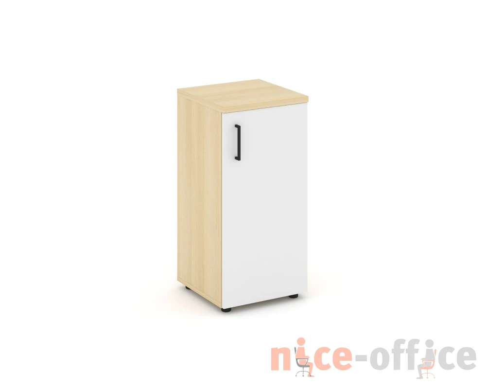 Шкаф низкий узкий правый закрытый 400x400x833 Стайл Проджект / Style Project