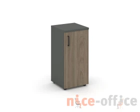 Шкаф низкий узкий правый закрытый 400x400x833 Стайл Проджект / Style Project images