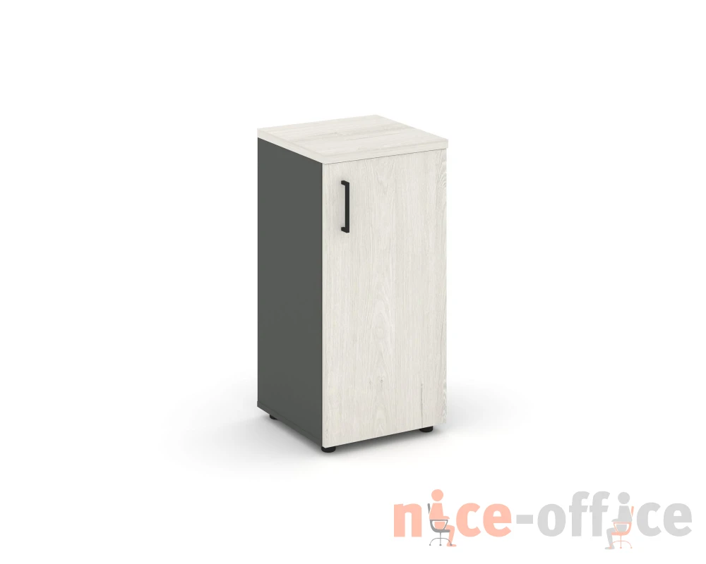 Шкаф низкий узкий правый закрытый 400x400x833 Стайл Проджект / Style Project