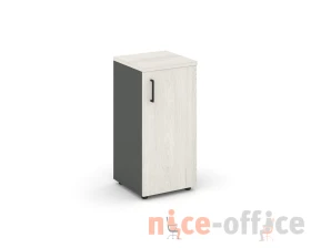 Шкаф низкий узкий правый закрытый 400x400x833 Стайл Проджект / Style Project images