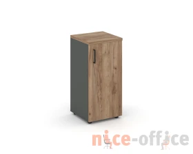 Шкаф низкий узкий правый закрытый 400x400x833 Стайл Проджект / Style Project images