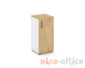 Шкаф низкий узкий правый закрытый 400x400x833 Стайл Проджект / Style Project images