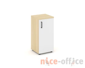 Шкаф низкий узкий правый закрытый 400x400x833 зад. стенка HDF Стайл Проджект / Style Project images
