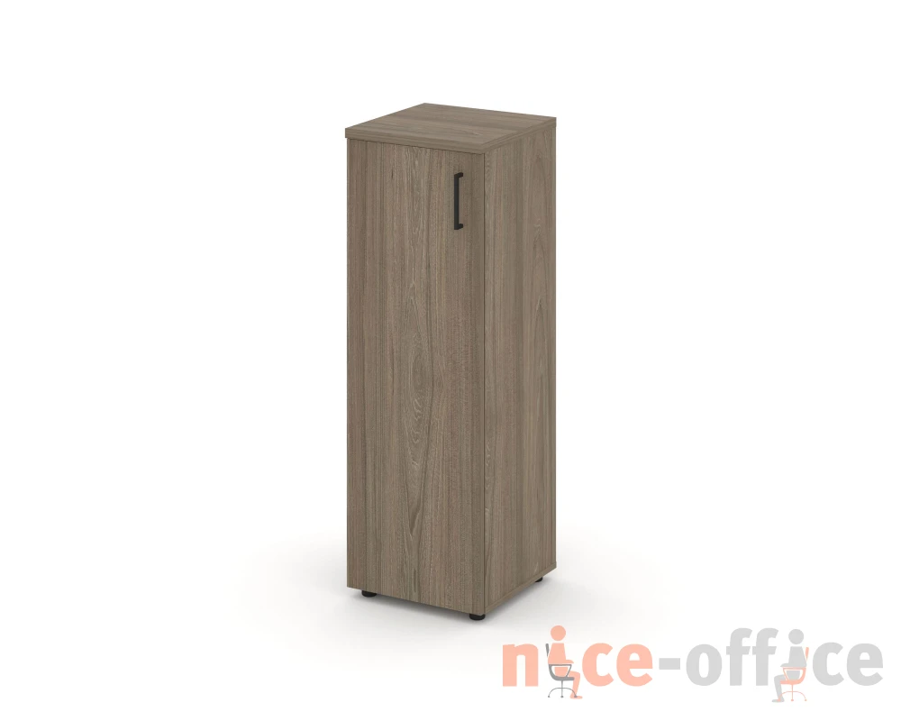 Шкаф средний узкий левый закрытый 400x400x1203 Стайл Проджект / Style Project
