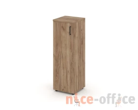 Шкаф средний узкий левый закрытый 400x400x1203 Стайл Проджект / Style Project images