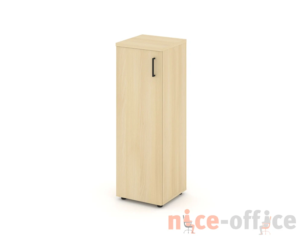 Шкаф средний узкий левый закрытый 400x400x1203 Стайл Проджект / Style Project