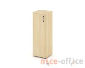 Шкаф средний узкий левый закрытый 400x400x1203 зад. стенка HDF Стайл Проджект / Style Project images
