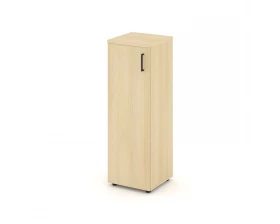 Шкаф средний узкий левый закрытый 400x400x1203 зад. стенка HDF Style Project images