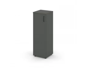 Шкаф средний узкий левый закрытый 400x400x1203 зад. стенка HDF Style Project images