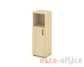 Шкаф средний узкий левый закрытый с нишей 400x400x1203 Стайл Проджект / Style Project images