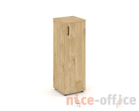 Шкаф средний узкий правый закрытый 400x400x1203 Стайл Проджект / Style Project images