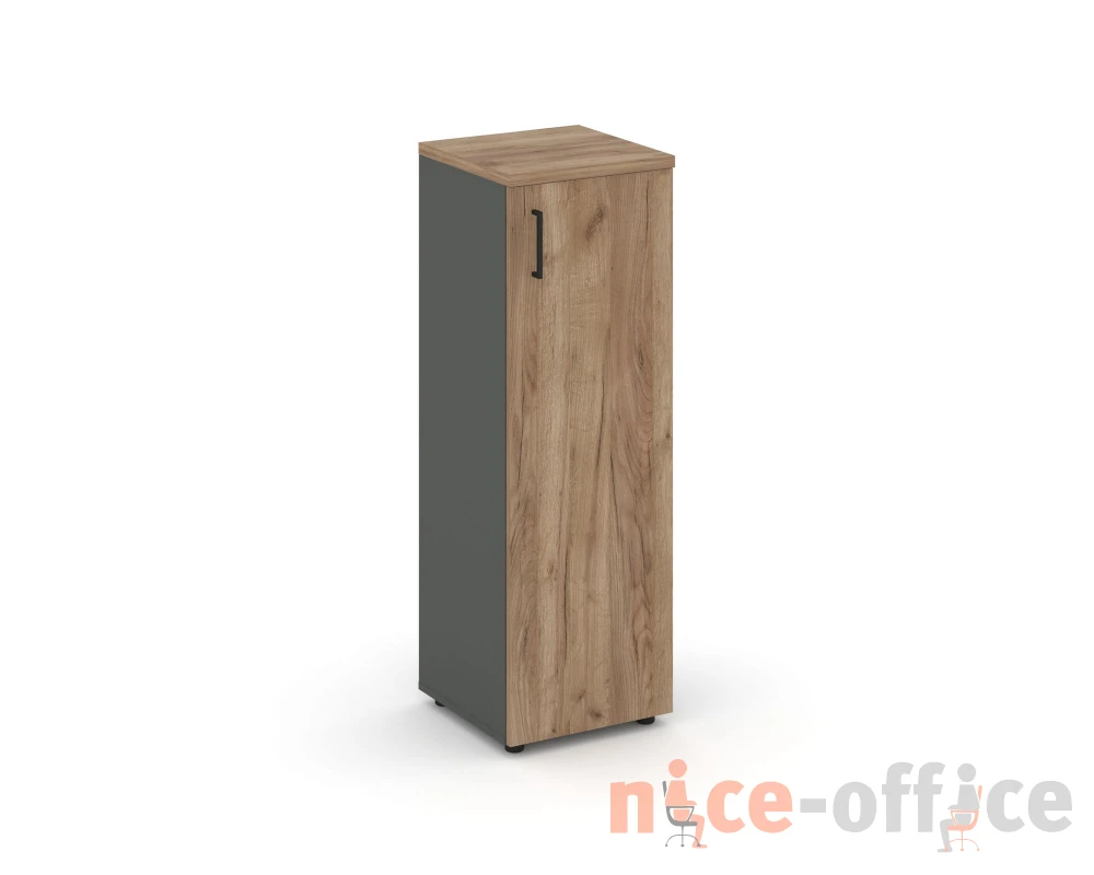 Шкаф средний узкий правый закрытый 400x400x1203 Стайл Проджект / Style Project