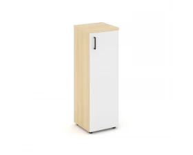 Шкаф средний узкий правый закрытый 400x400x1203 зад. стенка HDF Style Project images