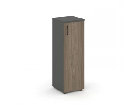 Шкаф средний узкий правый закрытый 400x400x1203 зад. стенка HDF Style Project images