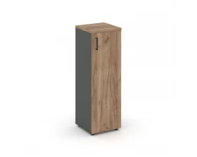 Шкаф средний узкий правый закрытый 400x400x1203 зад. стенка HDF Style Project images