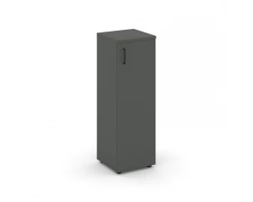 Шкаф средний узкий правый закрытый 400x400x1203 зад. стенка HDF Style Project images