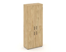 Шкаф высокий широкий закрытый 2 ур. 796x400x1982 Стайл Проджект / Style Project images