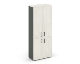 Шкаф высокий широкий закрытый 2 ур. 796x400x1982 Стайл Проджект / Style Project images