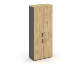 Шкаф высокий широкий закрытый 2 ур. 796x400x1982 Стайл Проджект / Style Project images