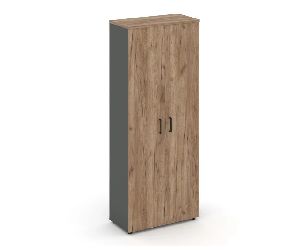 Шкаф высокий широкий закрытый 796x400x1982 зад. стенка HDF Стайл Проджект / Style Project