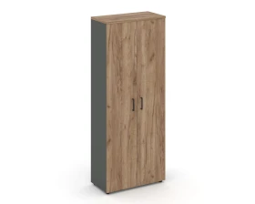 Шкаф высокий широкий закрытый 796x400x1982 зад. стенка HDF Стайл Проджект / Style Project images
