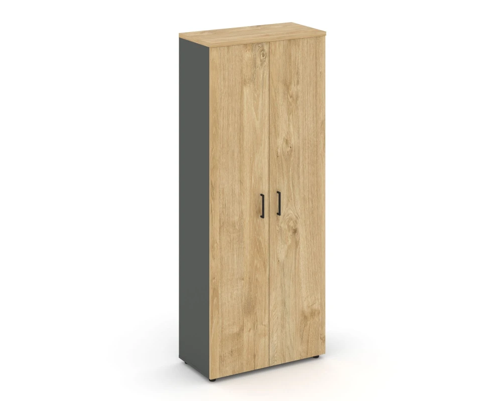 Шкаф высокий широкий закрытый 796x400x1982 зад. стенка HDF Стайл Проджект / Style Project