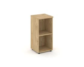 Стеллаж низкий узкий 400x400x833 зад. стенка HDF Стайл Проджект / Style Project images