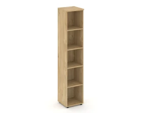 Стеллаж высокий узкий 400x400x1982 зад. стенка HDF Стайл Проджект / Style Project images